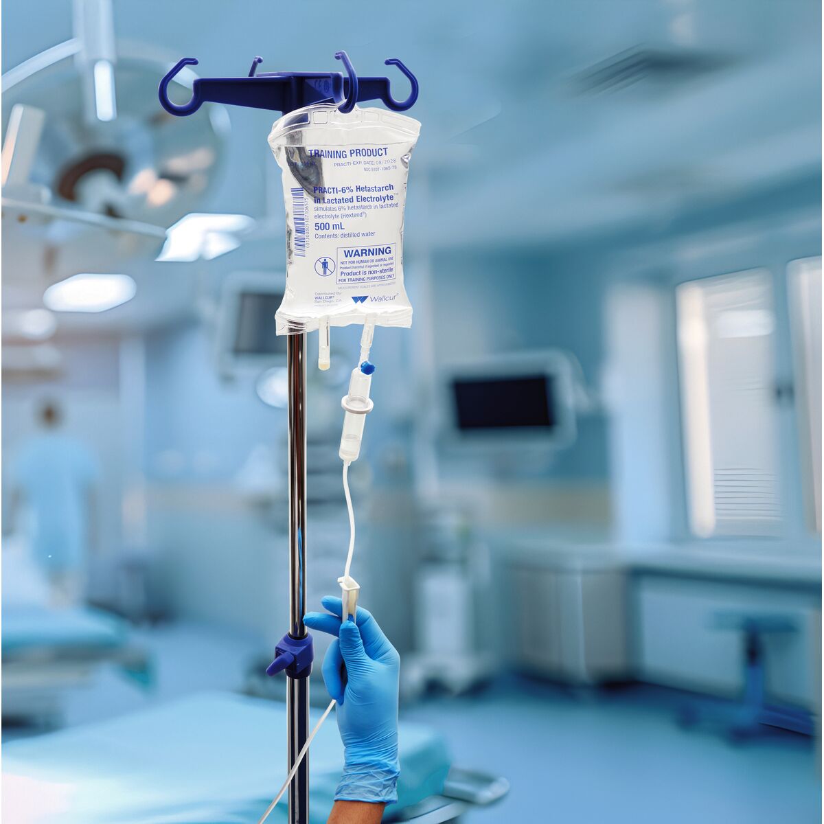 IV sedation setup in dental office